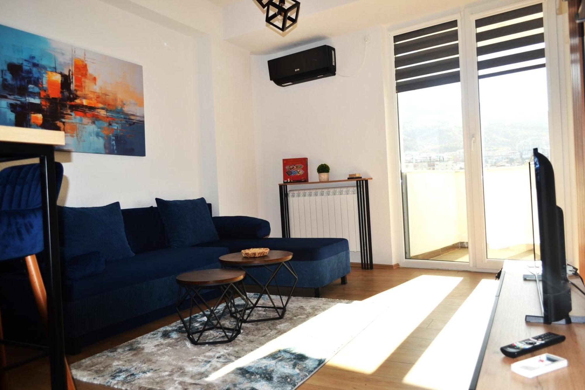 New Apartment In Skopje Center - Free Private Parking Exteriör bild